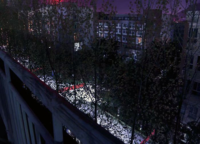 学校夜景